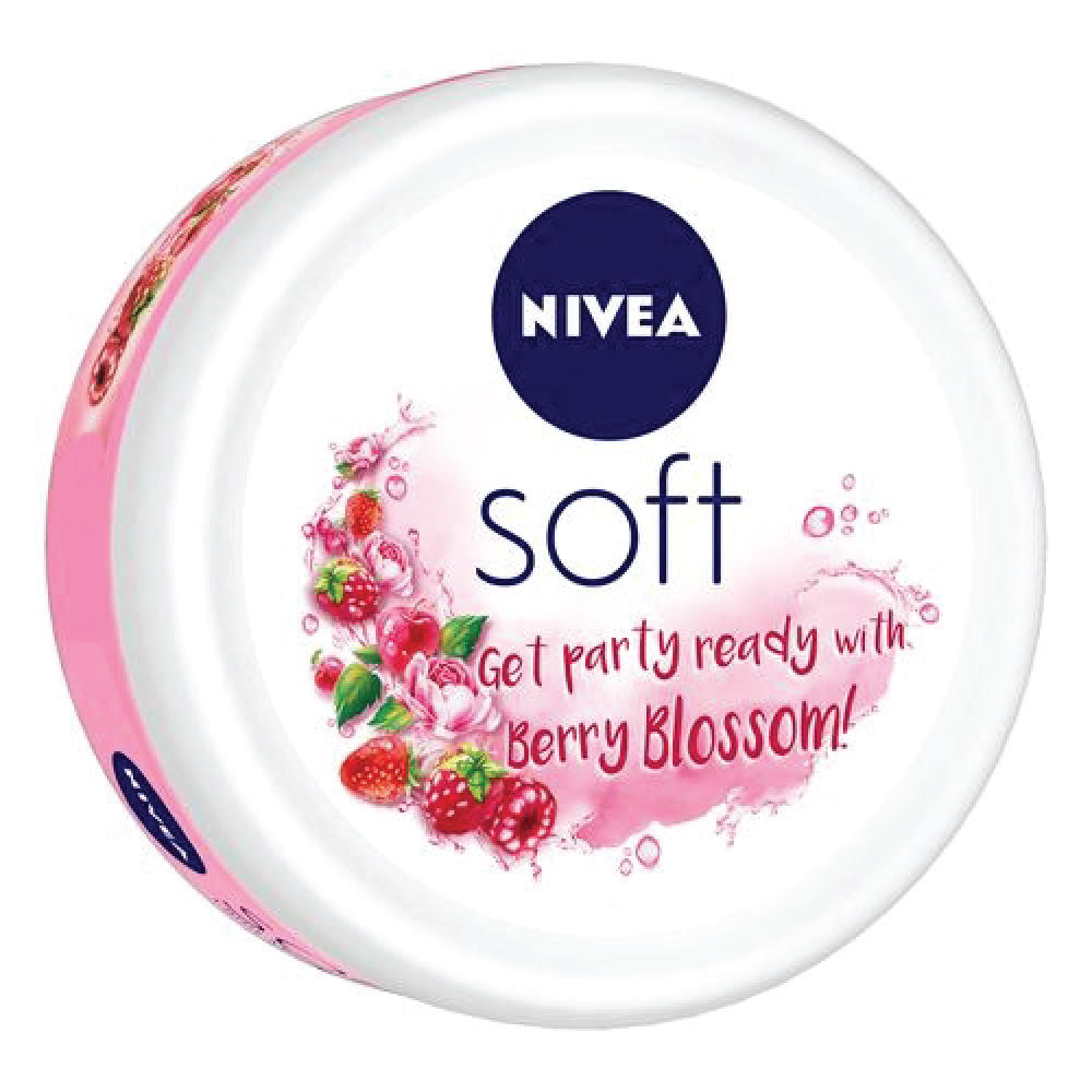 Nivea Soft Skin Moisturizing Cream Berry Blossom