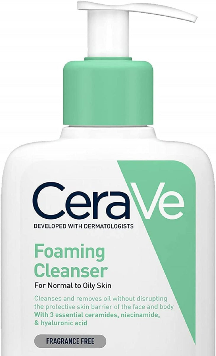 Cerave Foaming Cleanser For Normal To Oily Skin (473ml)