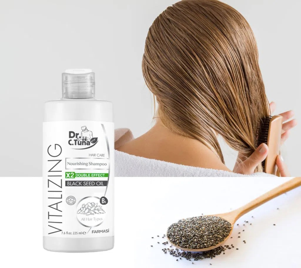 Dr. C. Tuna Vitalizing Nourishing Shampoo Black Seed Oil (225ml)