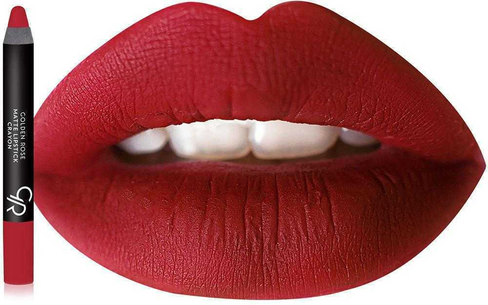 Golden Rose Matte Lipstick Crayon (3.5g) - LS06