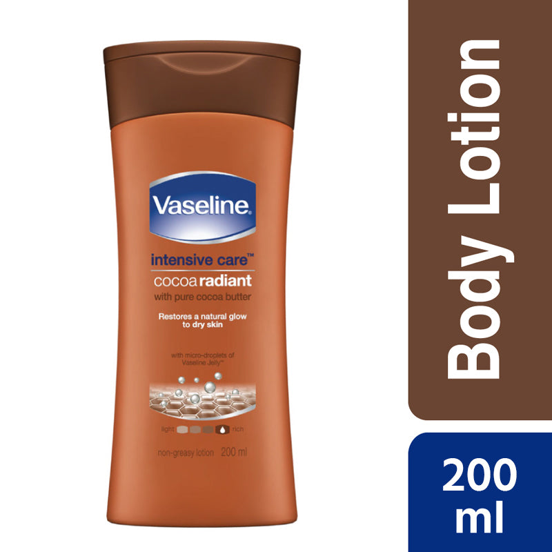 Vaseline Intensive Care Cocoa Radiant Body Lotion (200ml)