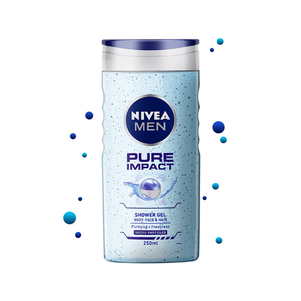 Nivea Men Shower Gel Pure Impact (250ml)