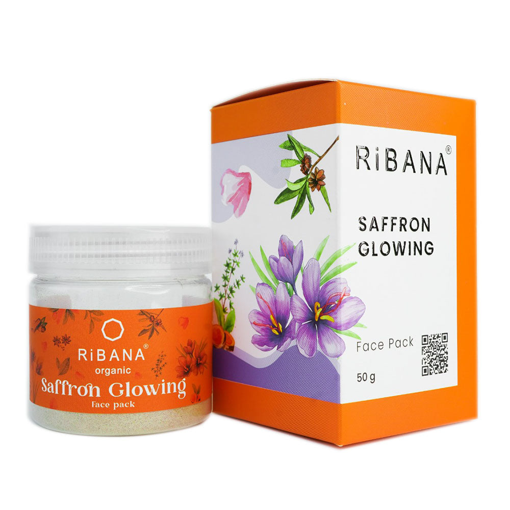 RiBANA Saffron Glowing Face Pack (50gm)