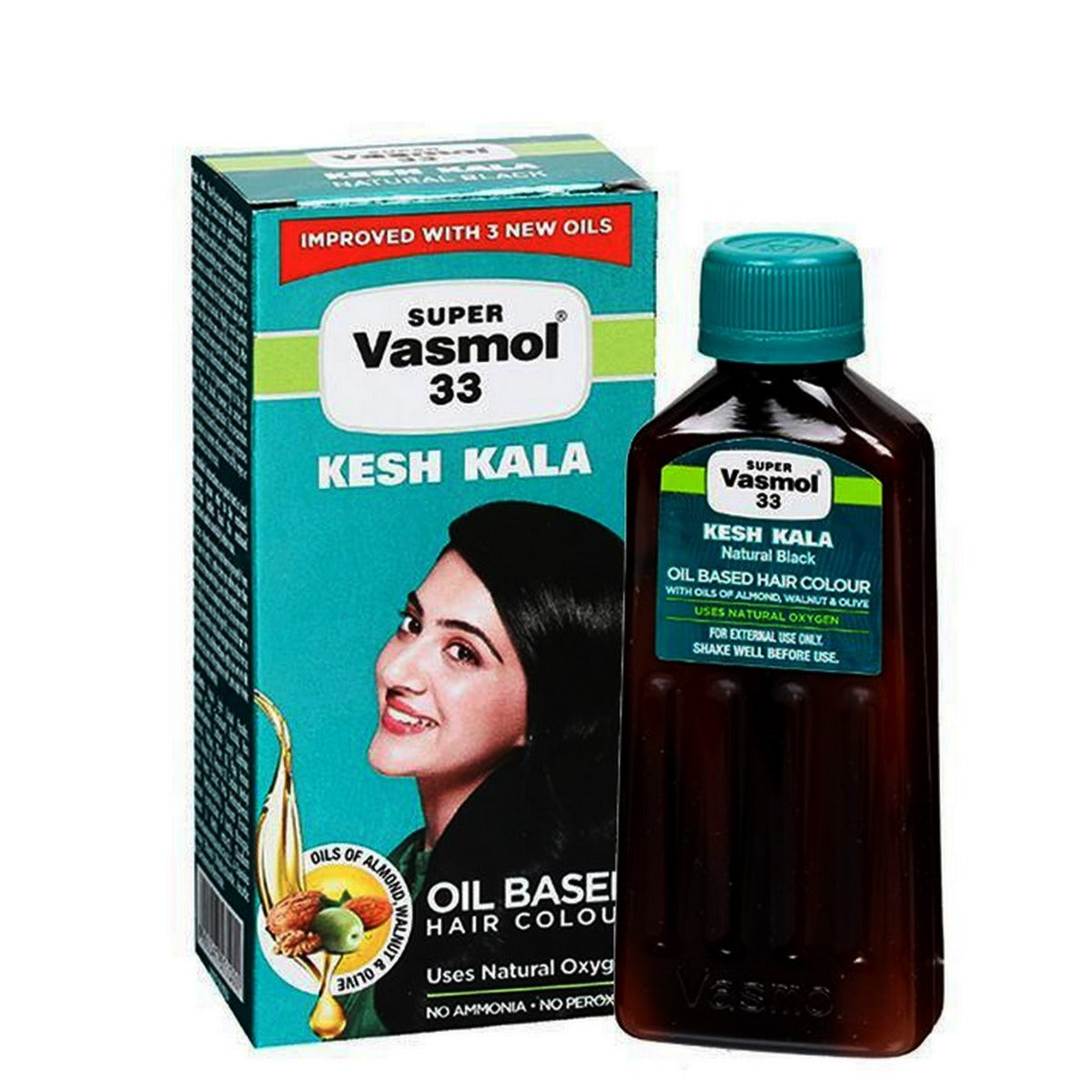 Super Vasmol 33 Kesh Kala Oil Based Hair Colour
