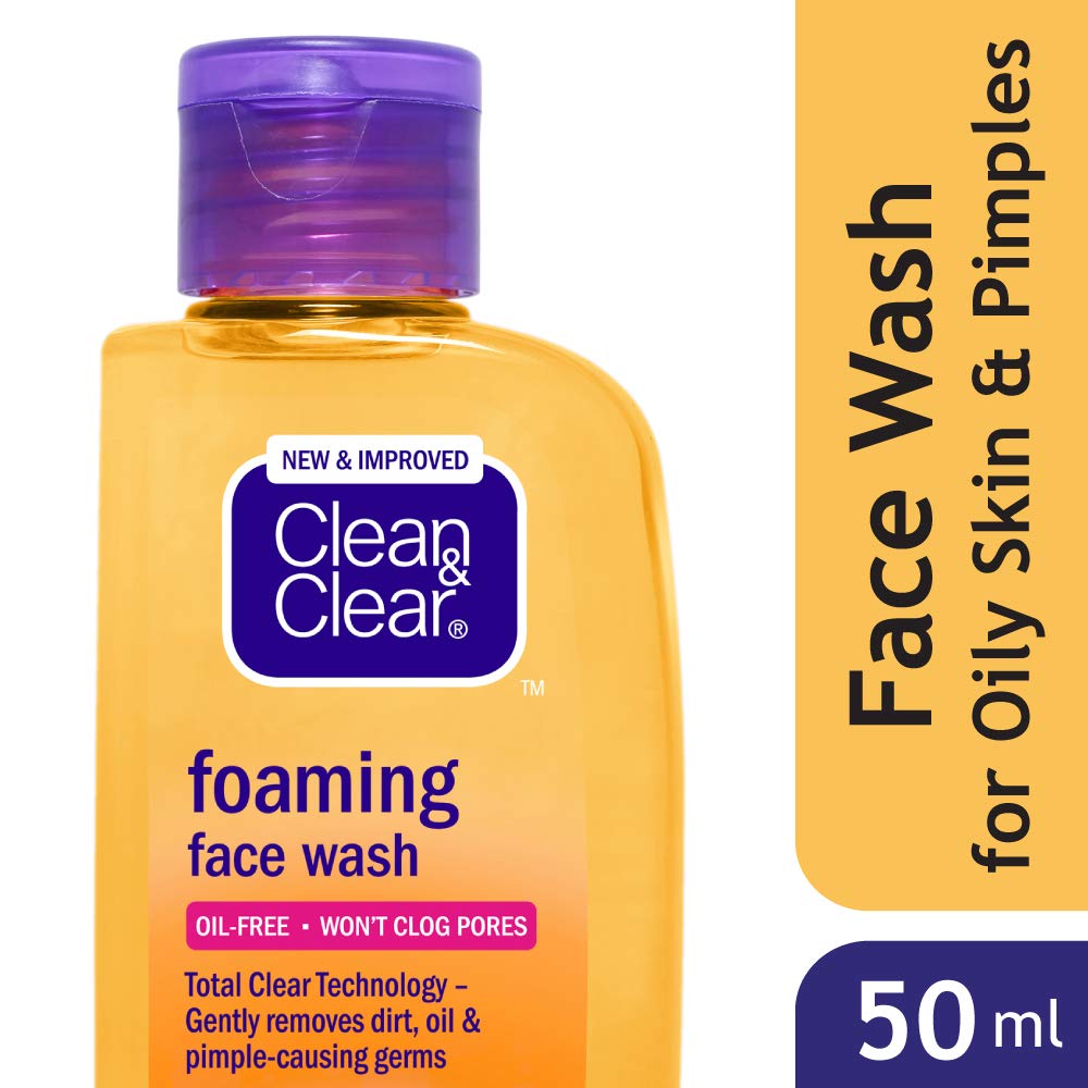 Clean &amp; Clear Foaming Face Wash (50ml)