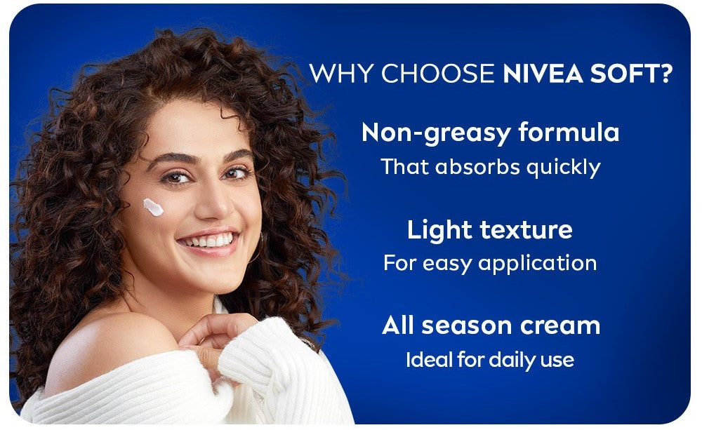 Nivea Soft Jar Moisturizing Cream (100ml)