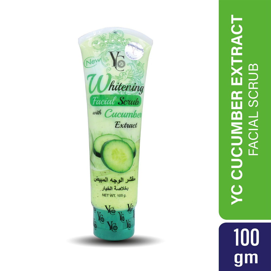 YC Whitening Facial Scrub With Cucumber Extract (100gm)