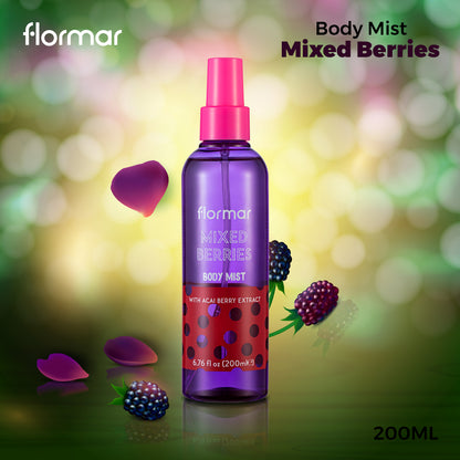 Flormar Body Mist Mixed Berries (200ml)