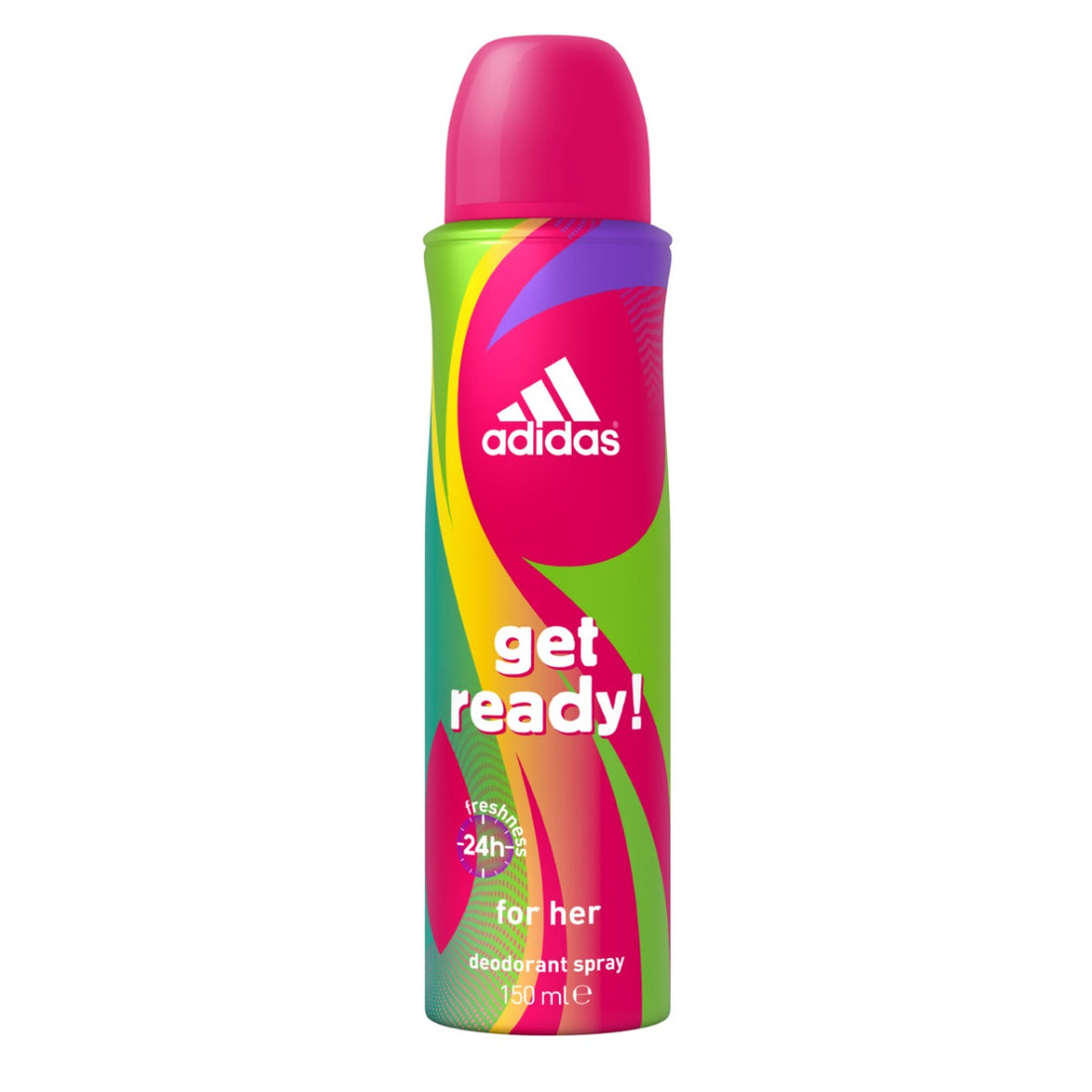 Adidas Get Ready Women 24H Deodorant (150ml)