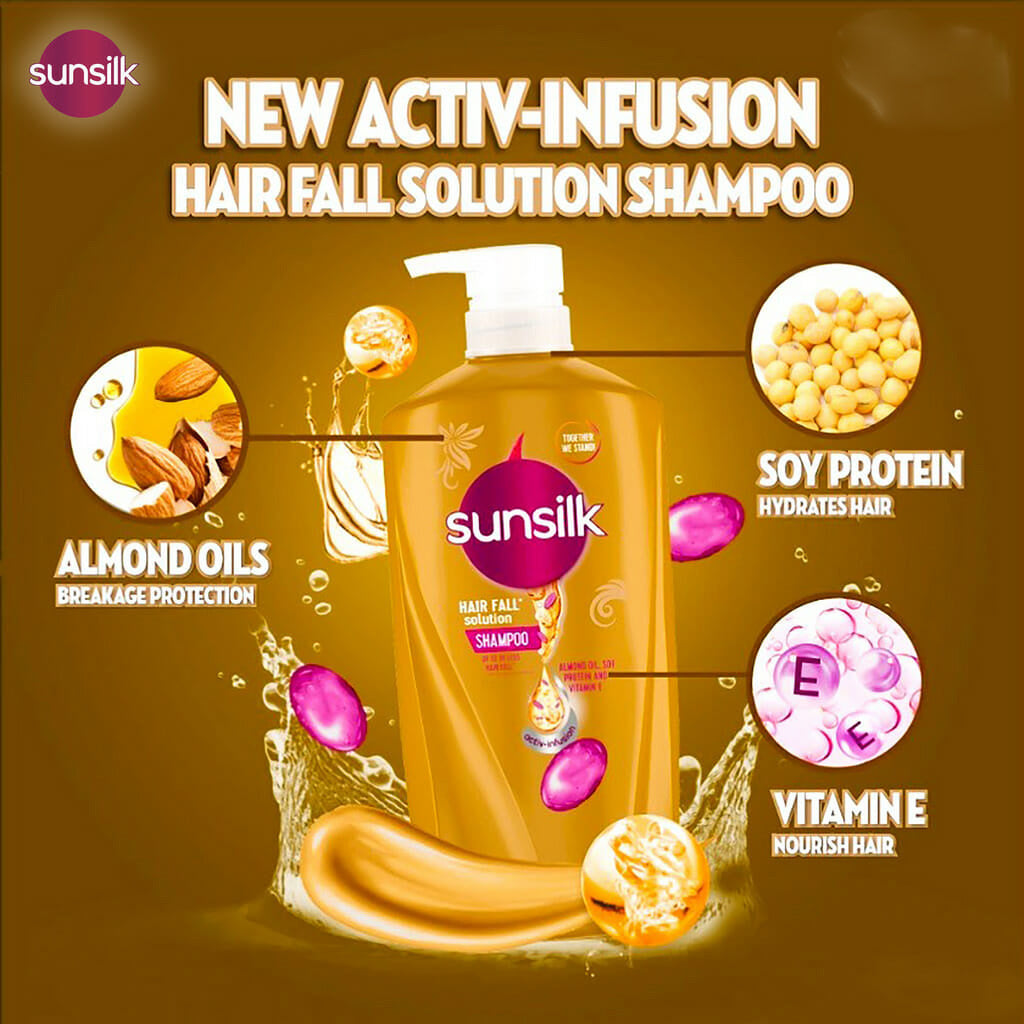 Sunsilk Co-Creations Hair Fall Solution Shampoo (625ml)