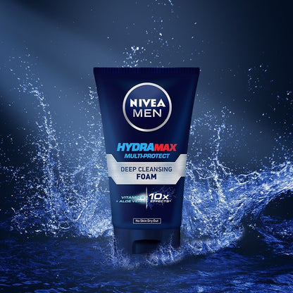 Nivea Men Hydramax Multi Protect Deep Cleansing Foam (100gm)
