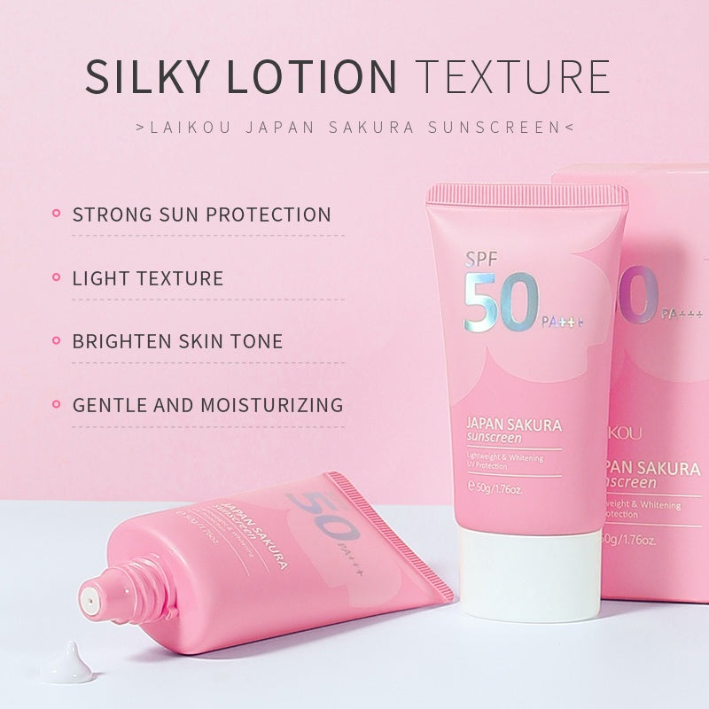 Laikou Japan Sakura Sunscreen SPF50 PA+++ (50g)