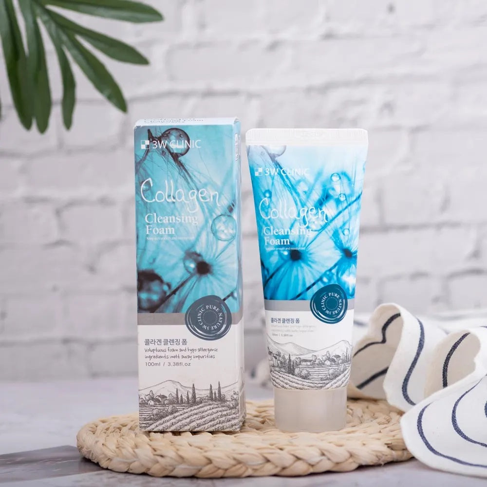 3W Clinic Collagen Cleansing Foam (100ml)