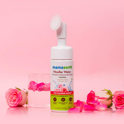 Mamaearth Micellar Water Foaming Makeup Remover (150ml)