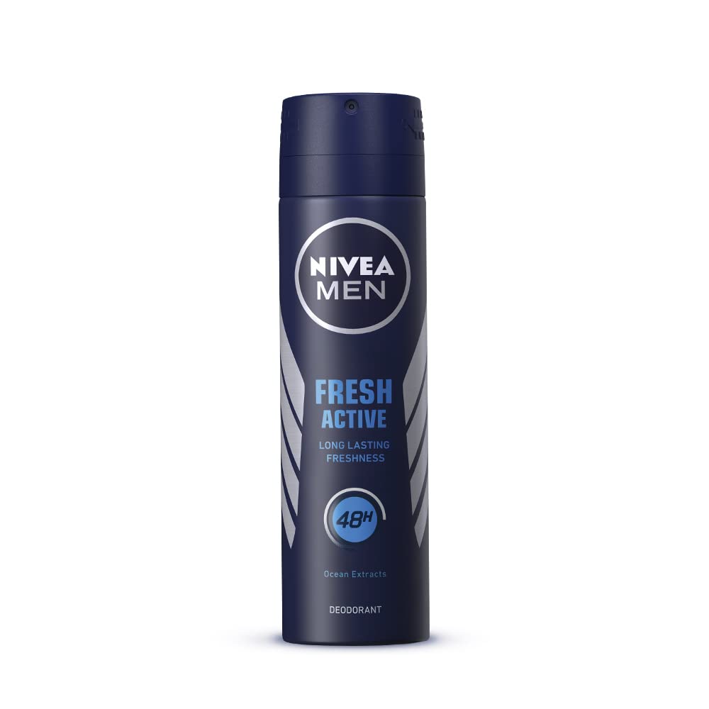Buy Nivea Men Body Spray Fresh Active (150ml) Online at Best Price in ...