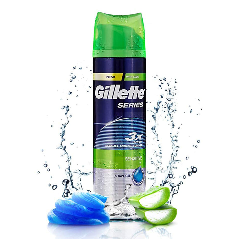 Gillette Series Sensitive Skin Pre Shave Gel (195ml)