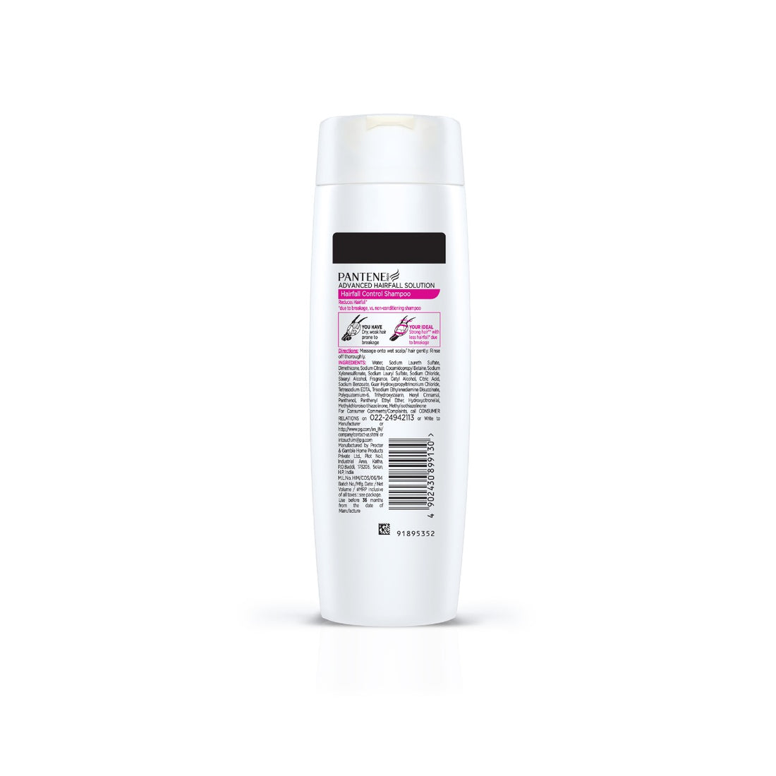 Pantene Advanced Hairfall Solution Anti-Hairfall Shampoo for Women (340ml)