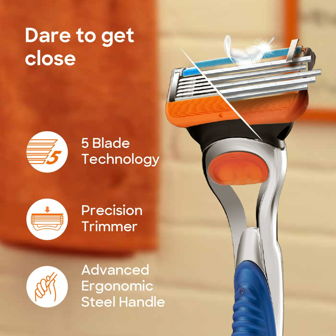 Gillette Fusion Manual Shaving Razor Blades - 4s Pack (Cartridge)