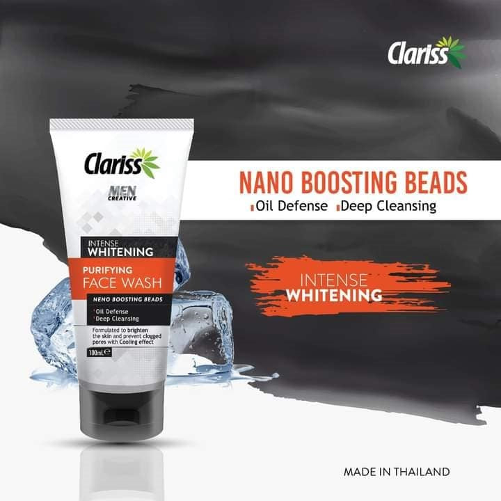 Clariss Men Intense Whitening Face Wash (100ml)