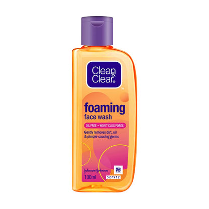 Clean &amp; Clear Foaming Face Wash (100ml)