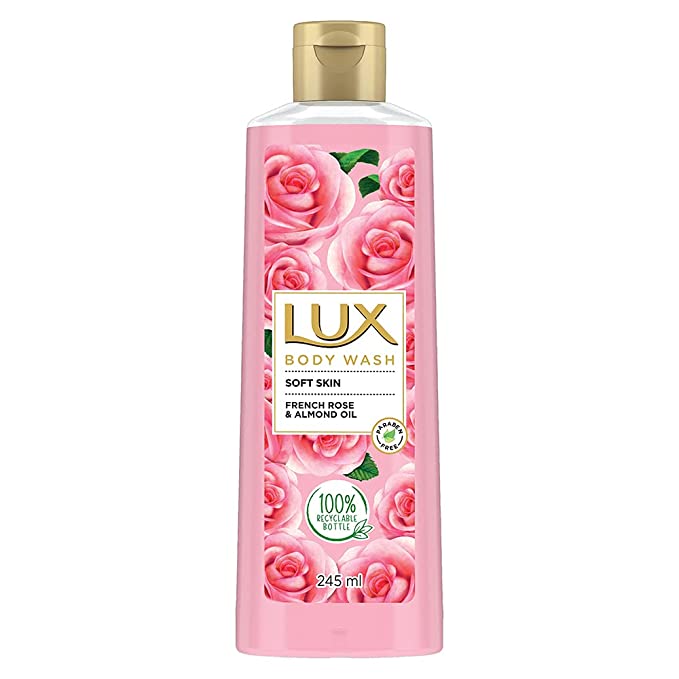 Lux Body Wash French Rose and Almond (245ml)