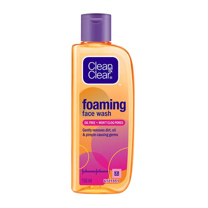 Clean &amp; Clear Foaming Face Wash (150ml)