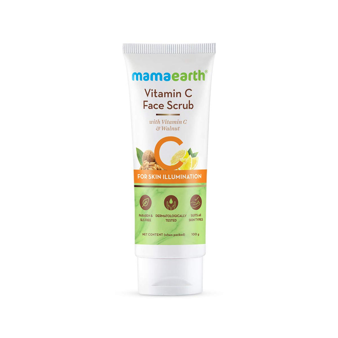 Mamaearth Vitamin C Face Scrub (100gm)