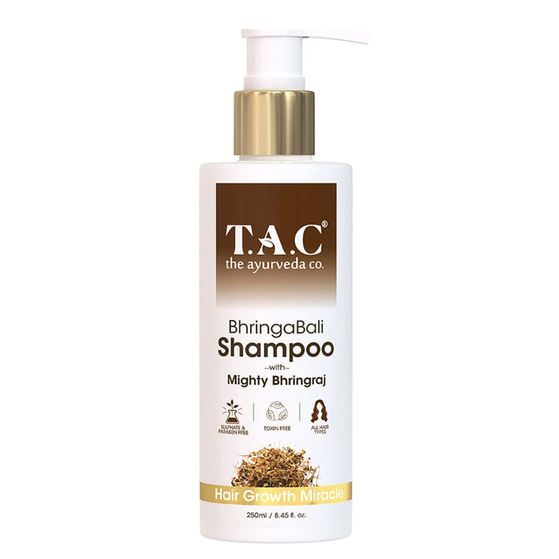 TAC- The Ayurveda Co. Bhringabali Hair Shampoo with Mighty Bhringraj (250ml)