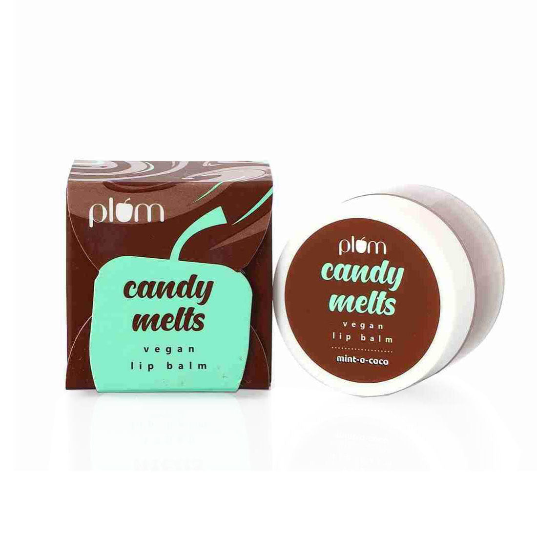 Plum Candy Melts Vegan Lip Balm (12gm) - Mint-O-Coco