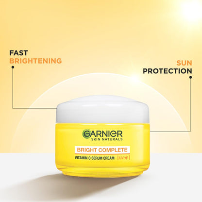 Garnier Bright Complete Vitamin C Serum Cream UV
