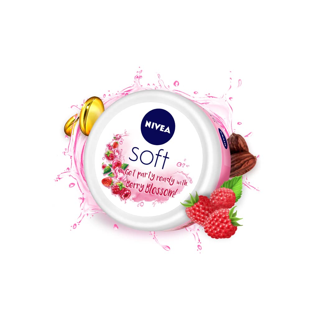 Nivea Soft Skin Moisturizing Cream Berry Blossom