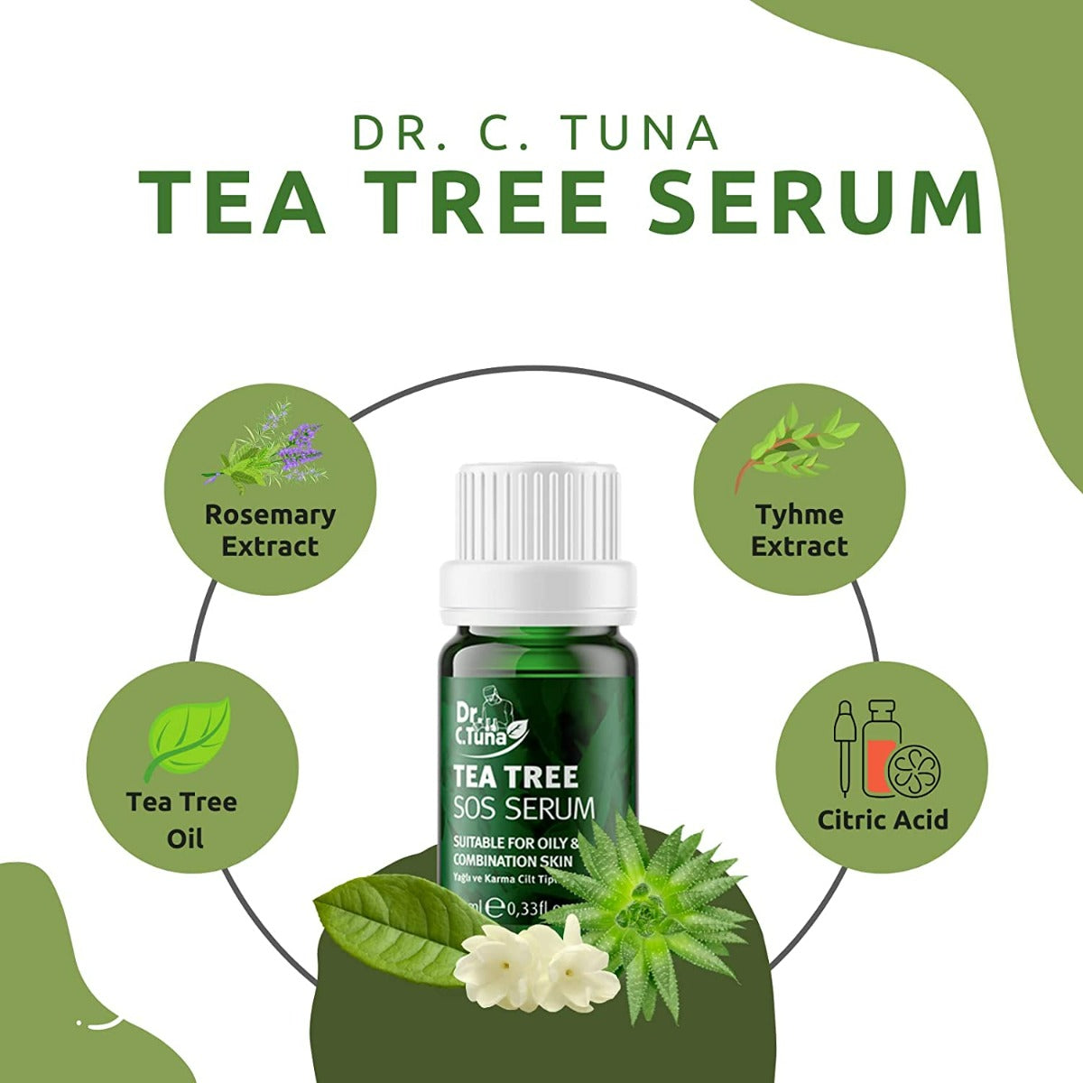 Dr. C.Tuna Tea Tree SOS Serum (10ml)