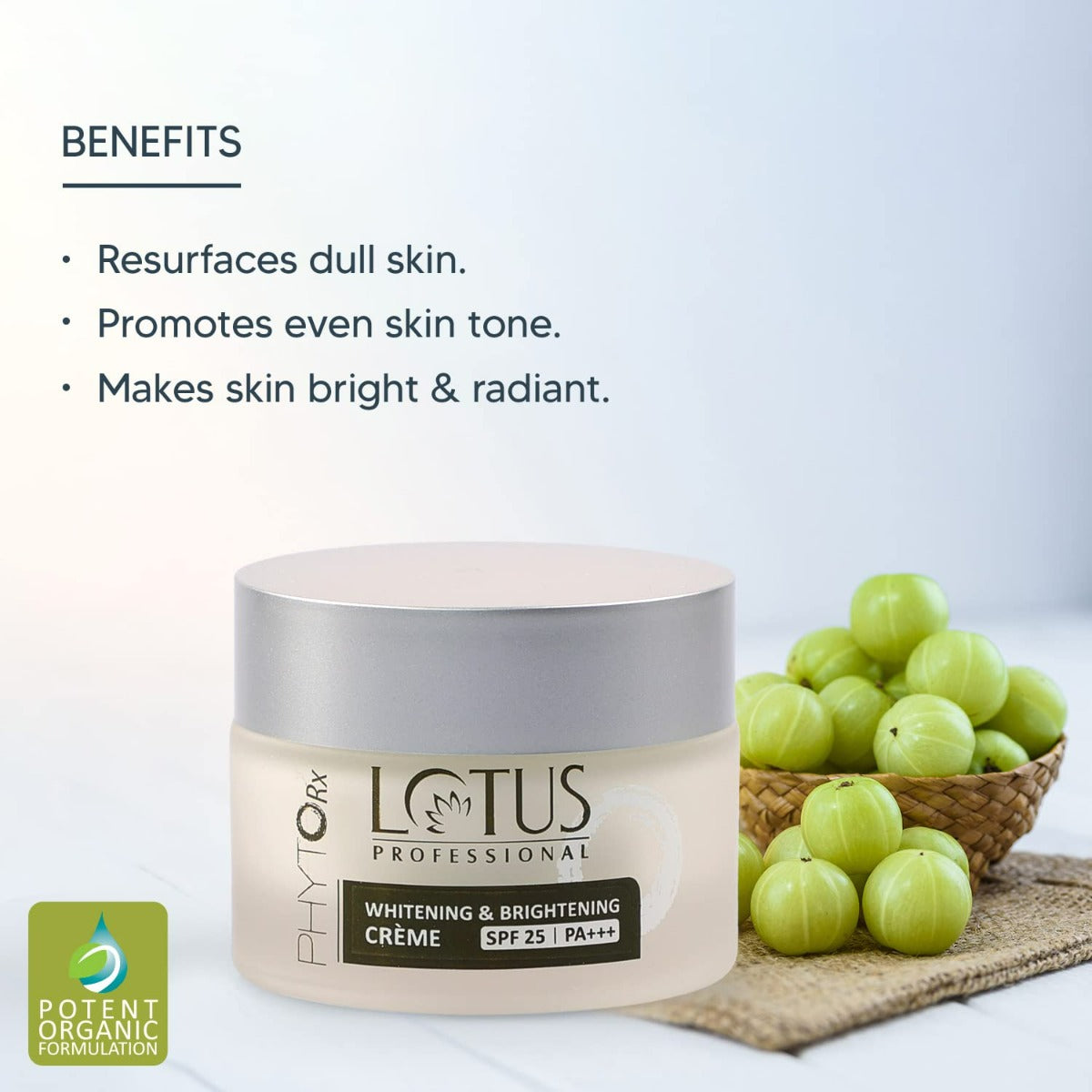 Lotus Herbals Phyto-Rx Whitening and Brightening Cream SPF 25 | Pa+++ (50gm)