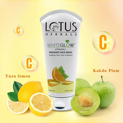 Lotus Herbals Whiteglow Vitamin-C Radiance Face Wash (100gm)