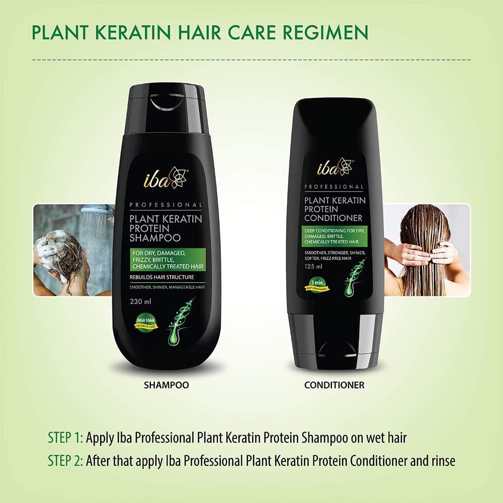 Iba Professional Plant Keratin Protein Shampoo (230ml)