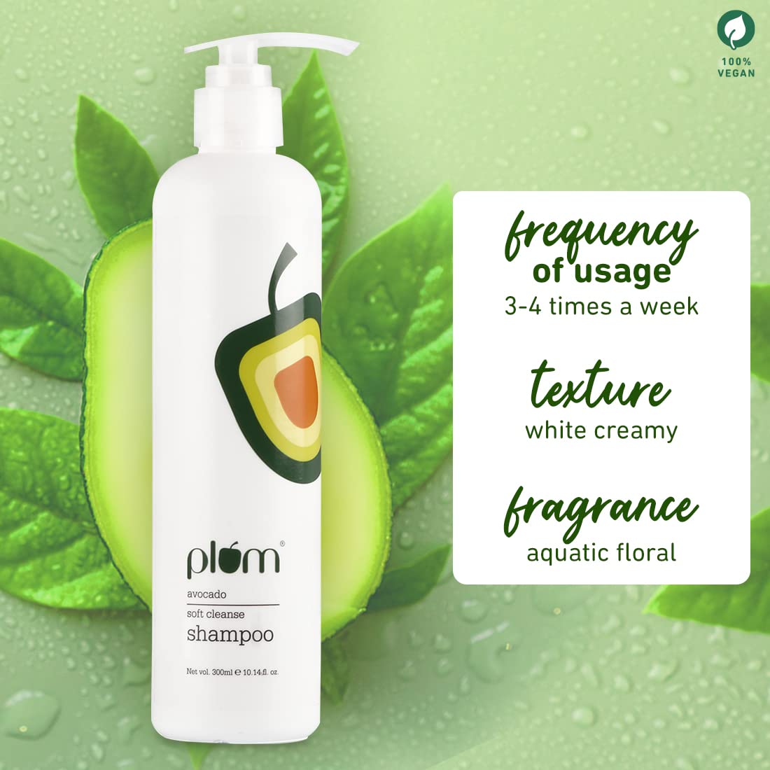 Plum Avocado Soft Cleanse Shampoo (300ml)