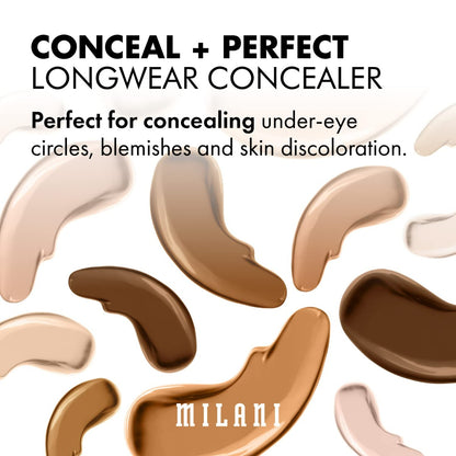 Milani Conceal + Perfect Longwear Concealer (5ml) - Medium Beige