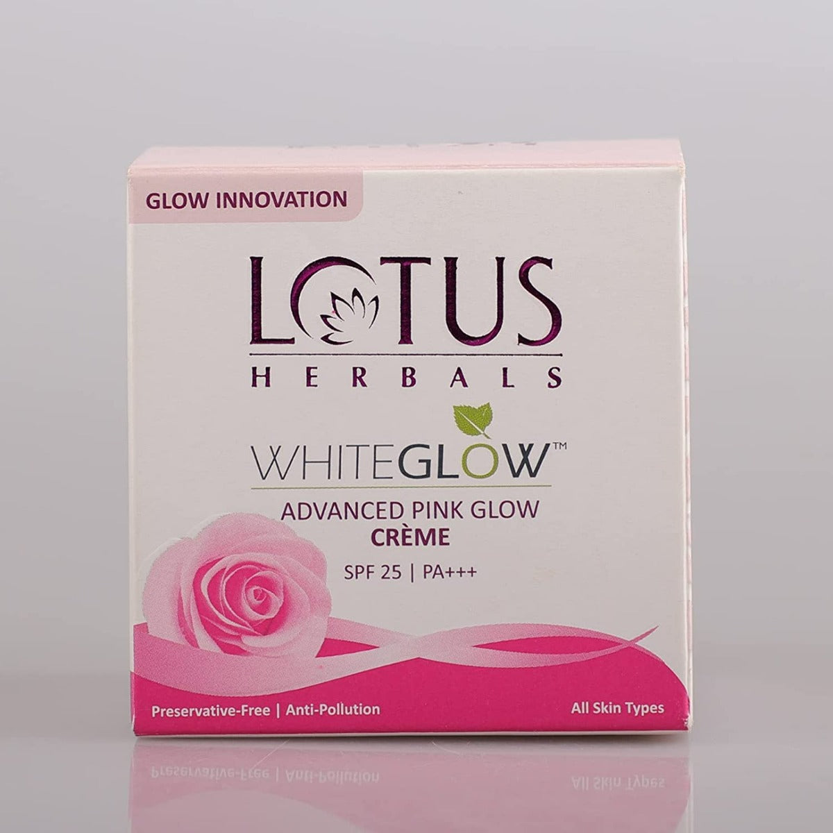 Lotus Herbals Whiteglow Advance Pink Glow Cream SPF 25 I Pa+++ (35gm)