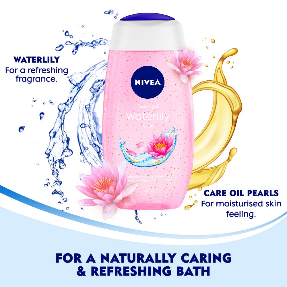 Nivea Shower Gel Water Lily and Oil (250ml)