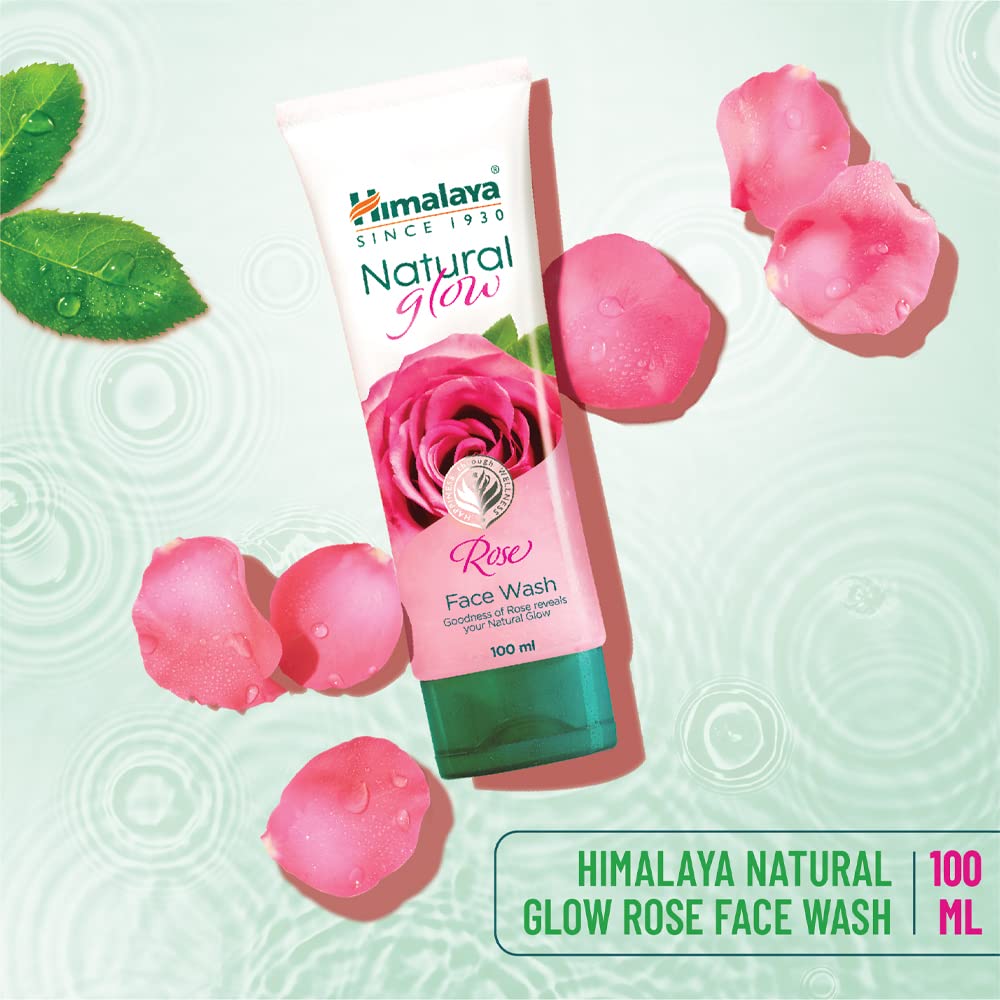 Himalaya Natural Glow Rose Face Wash (100ml)