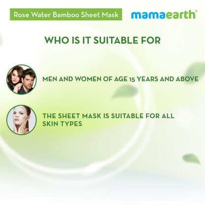 Mamaearth Rose Bamboo Sheet Mask (25g)