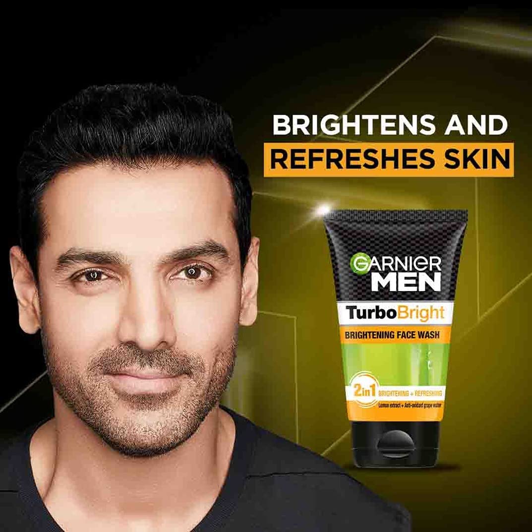 Garnier Men Turbo Bright Brightening Face Wash