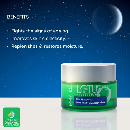 Lotus Herbals Phyto-Rx Skin Renewal Antiaging Night Cream (50gm)
