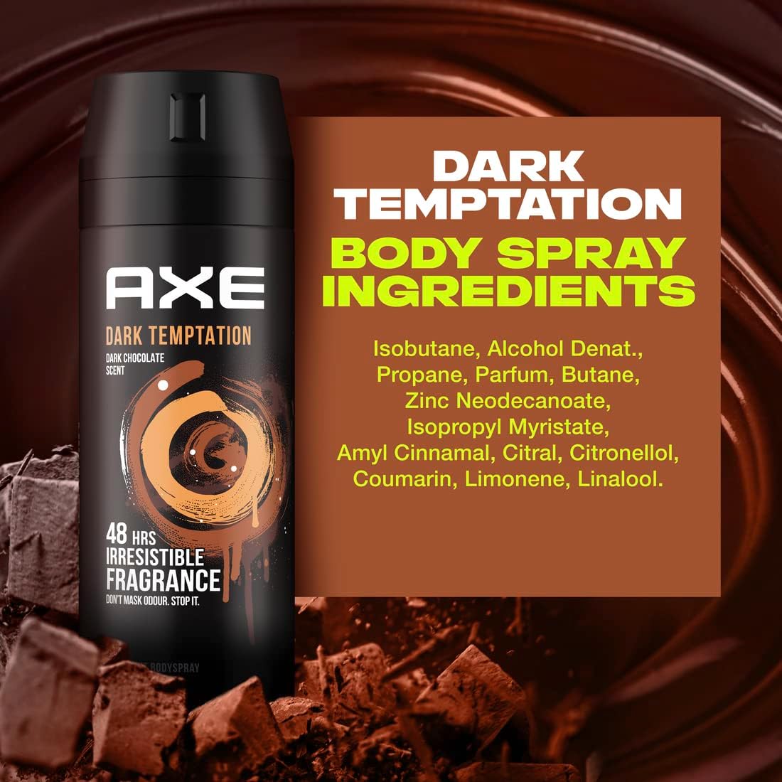 AXE Body Spray Dark Temptation Chocolate (150ml)