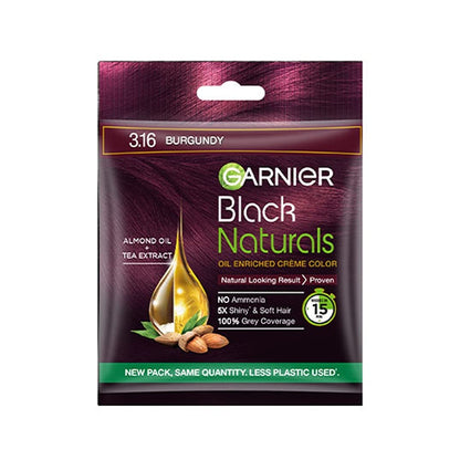 Garnier Black Naturals Shade - 3.16 Burgundy (20ml+20gm)