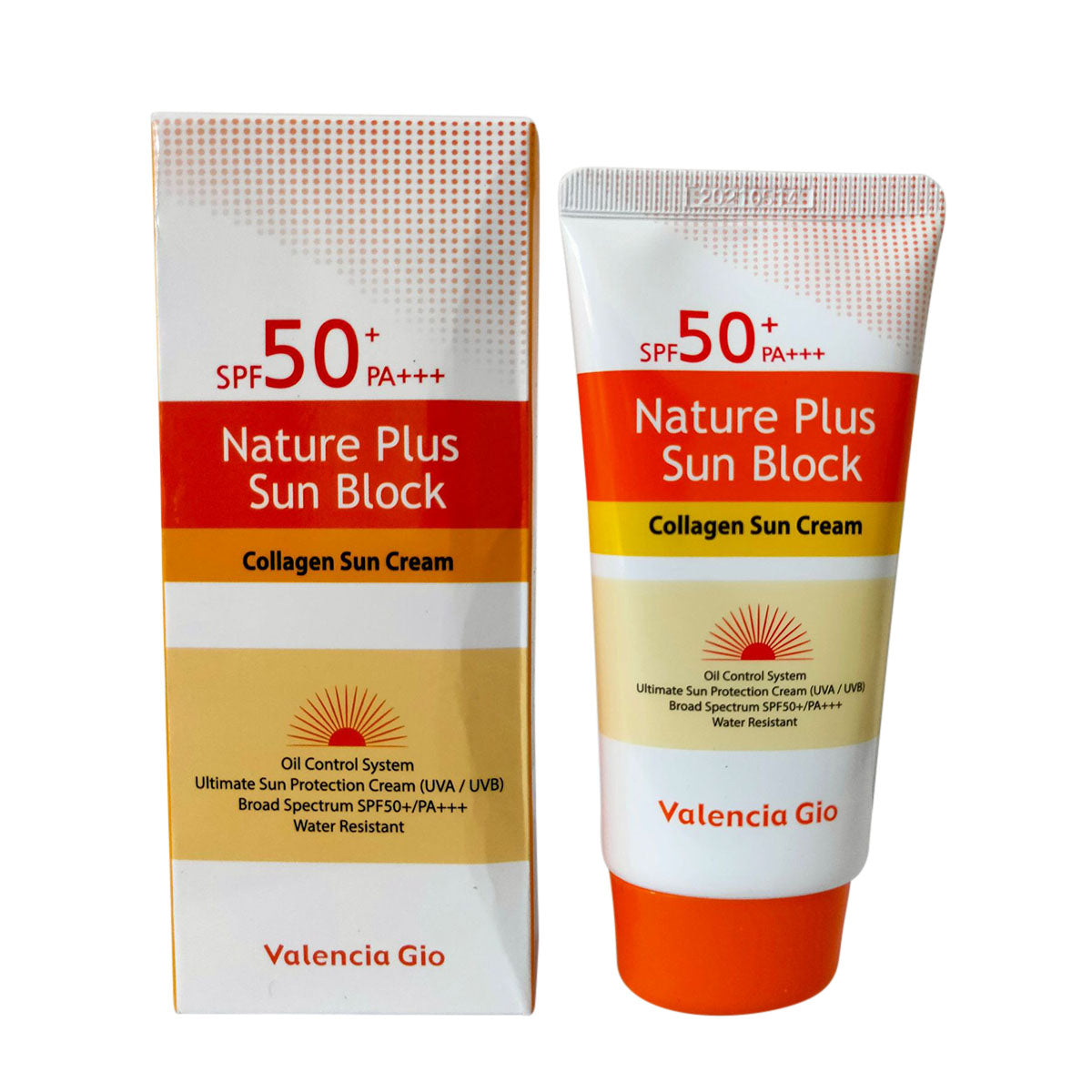 Valencia Gio Nature Plus Sun Block SPF 50+ PA+++ (70ml)