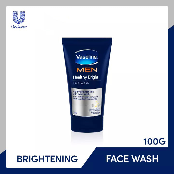 Vaseline Men Healthy Bright Face Wash (100g)