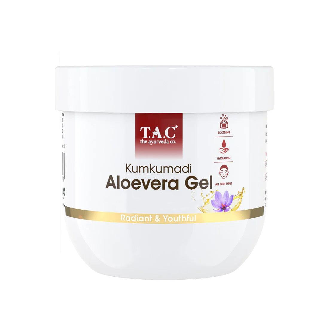 TAC - The Ayurveda Co. Kumkumadi Aloevera Gel With 24K Gold Flakes (200gm)