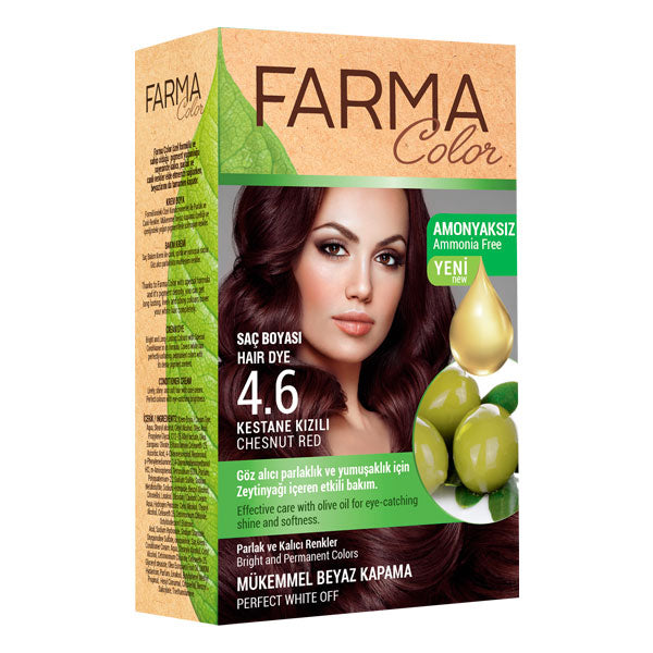 Farmasi Farmacolor Expert Hair Dye 4.6 Chestnut Red (75 ml)