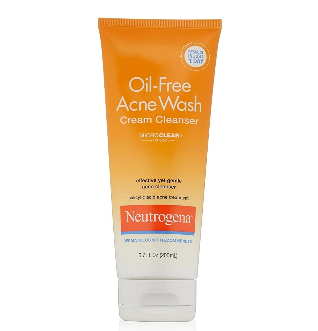 Neutrogena Oil-Free Acne Wash Cream Cleanser (200ml)